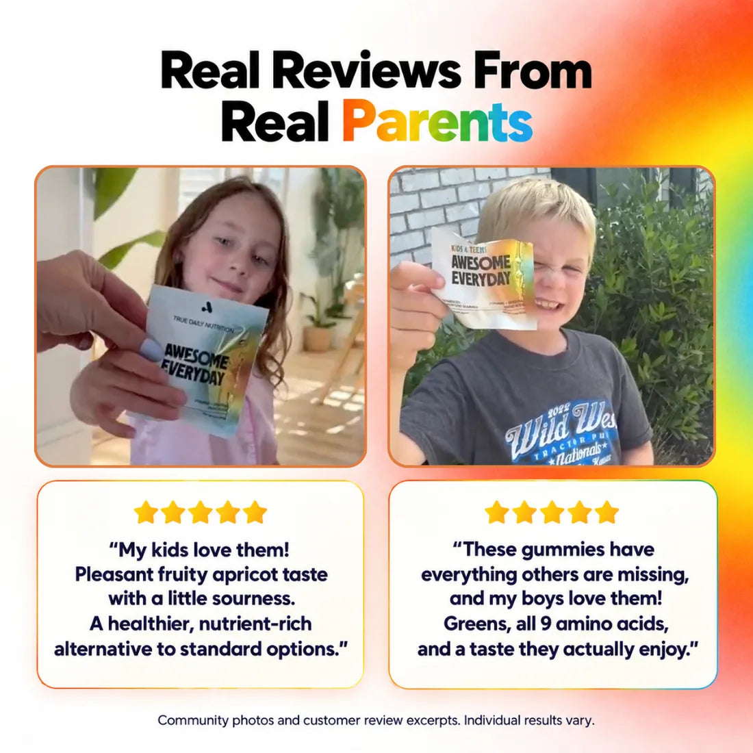 Real reviews from real parents