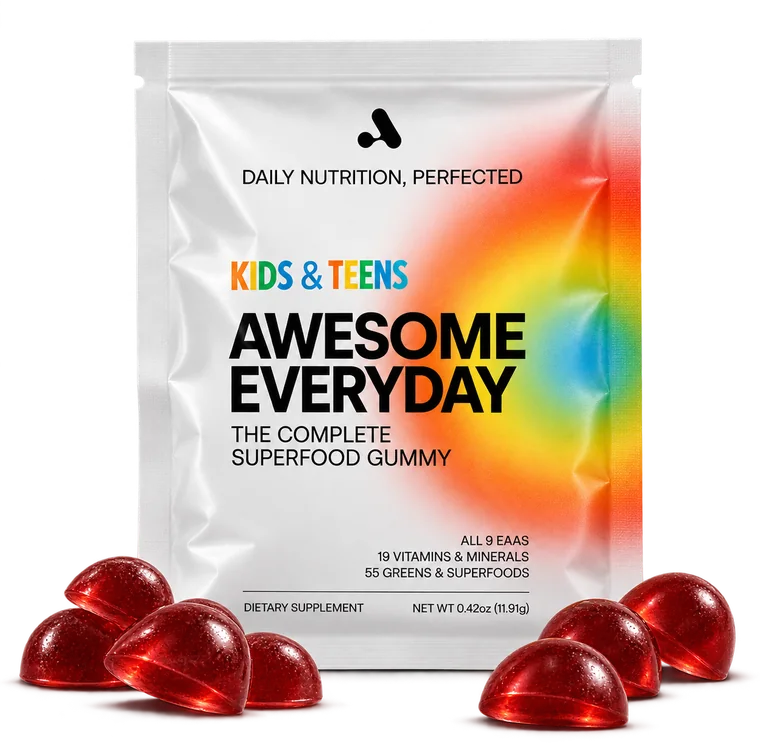 An Awesome Everyday Kids & Teens pack with gummies